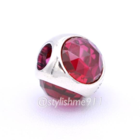 Authentic Pandora Cerise Radiant Droplet Charm - 792095NCC - Picture 10 of 11